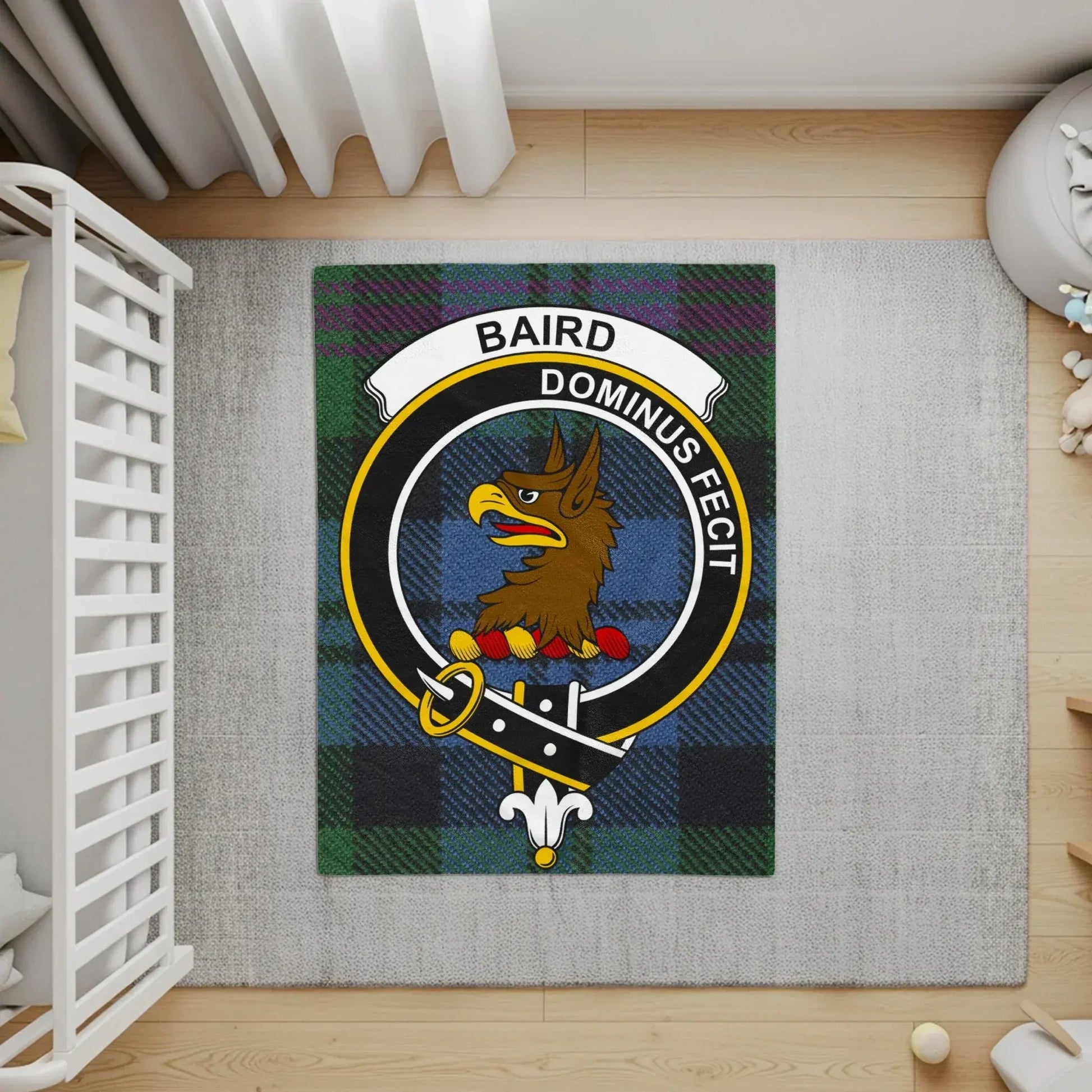 Baird Dominus Fecit Crest Design Floor Mat product