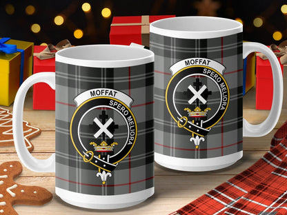 Moffat Spero Meliora Tartan Pattern Mug product