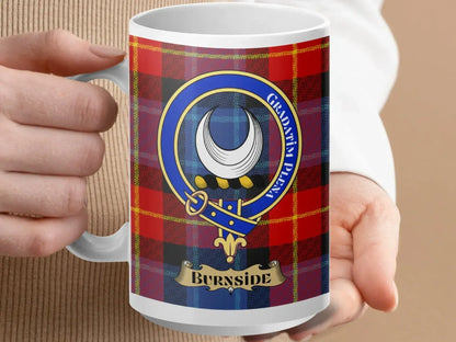 Burnside Clan Badge Tartan Ceramic Mug product