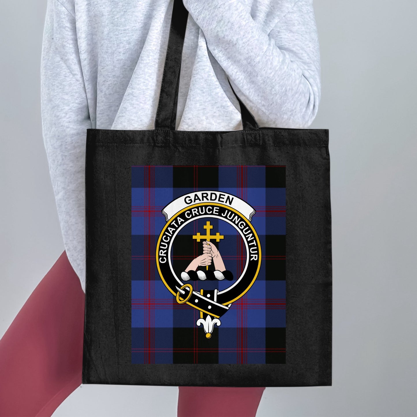 Garden clan scottish tartan tote bag - Living Stone Gifts