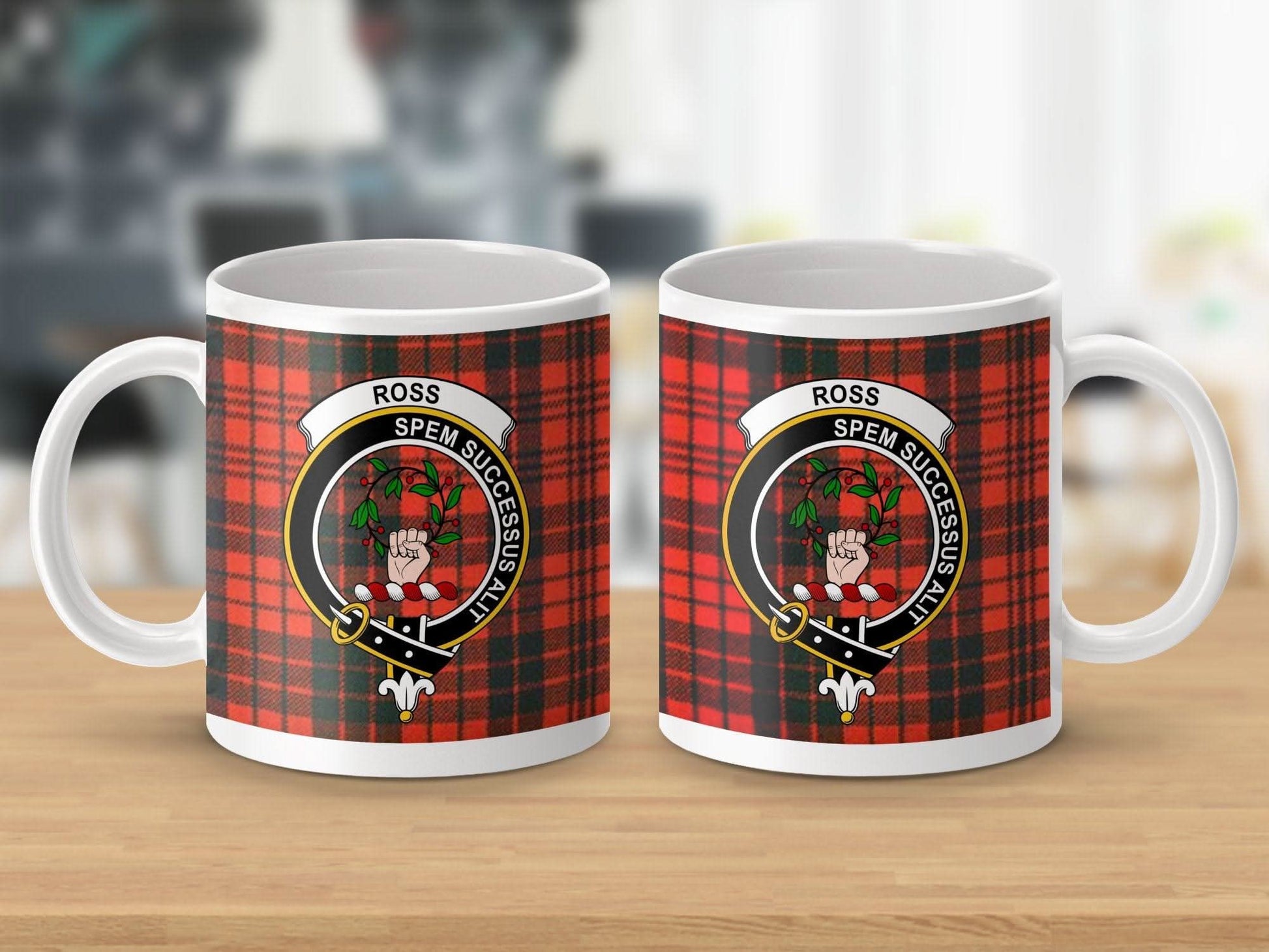 Ross Spem Successus Alit Plaid Design Mug product