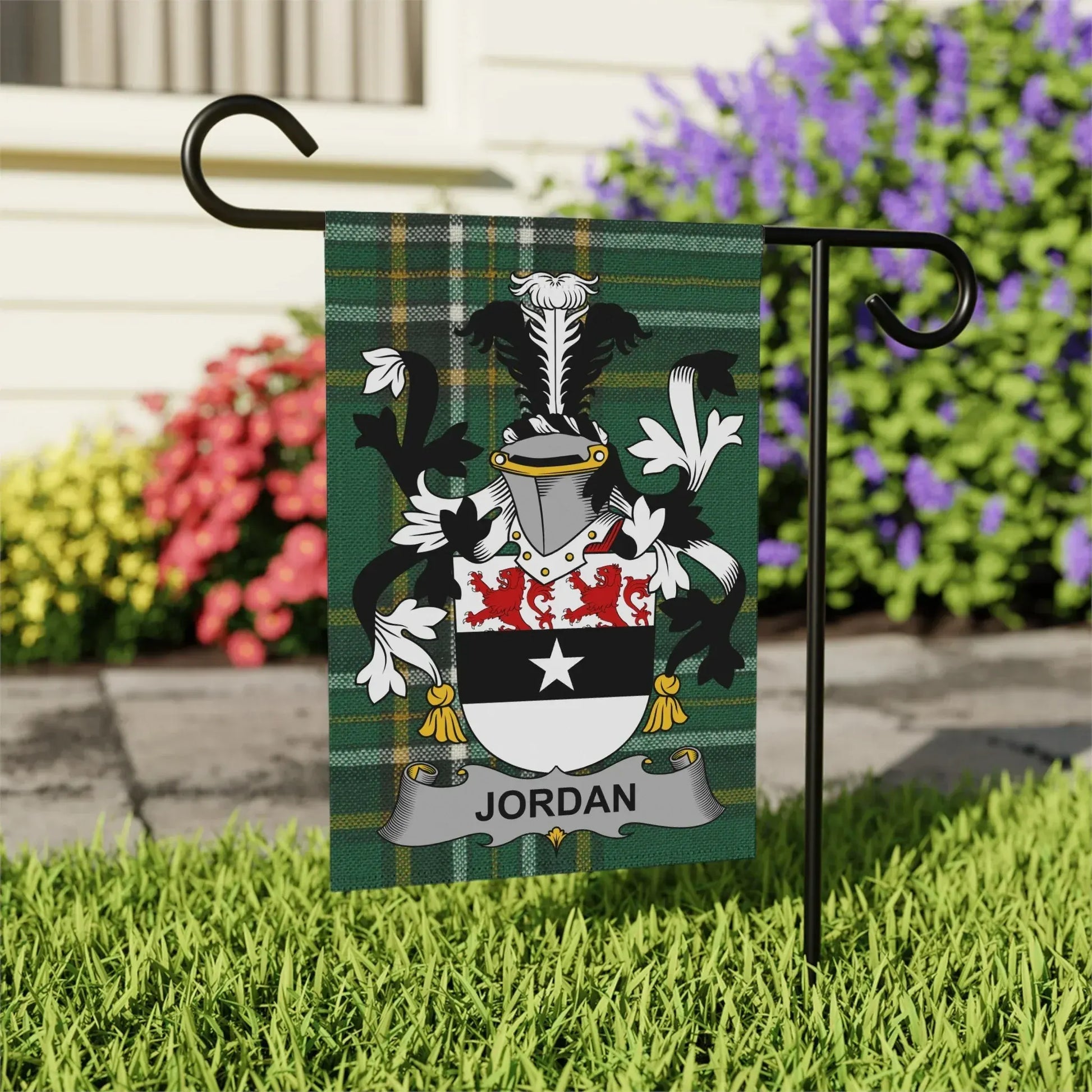 Decorative Jordan Coat of Arms Garden Flag product