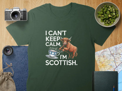 I Can't Keep Calm I'm Scottish Funny T-Shirt product type