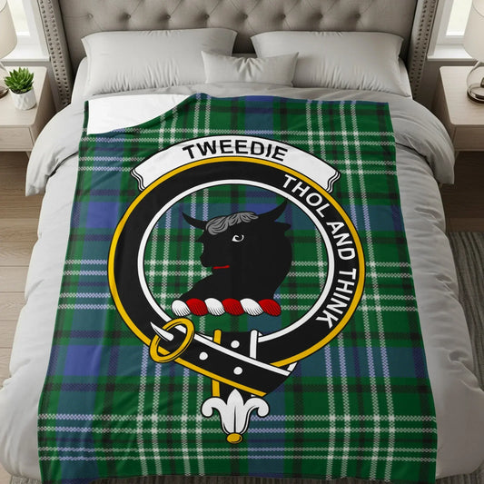 Tweedie Thol and Think Tartan Throw Blanket product
