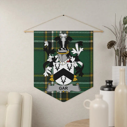 Custom Family Crest Tartan Wall Hanging Decor product type