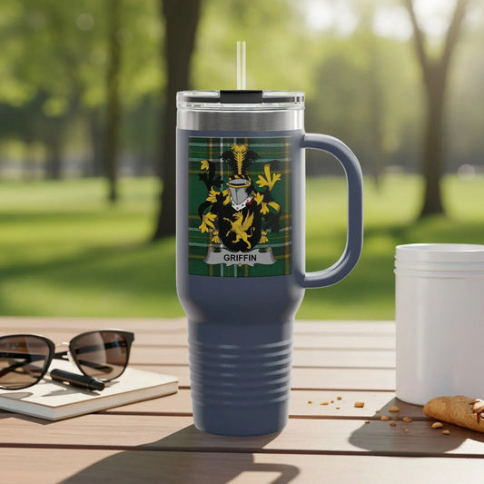 Personalized Griffin Family Crest Travel Mug product