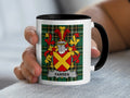 Farren Irish family crest black accent mug