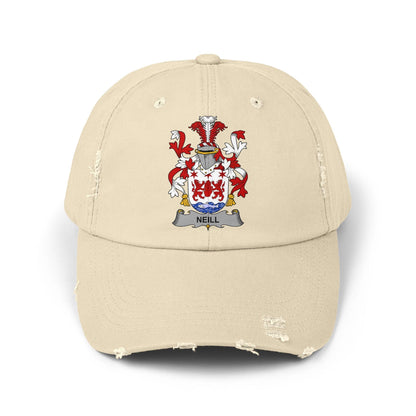 Custom Irish Coat of Arms Distressed Baseball Cap