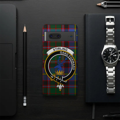 Stirling Gang Forward Phone Case with Crest Design