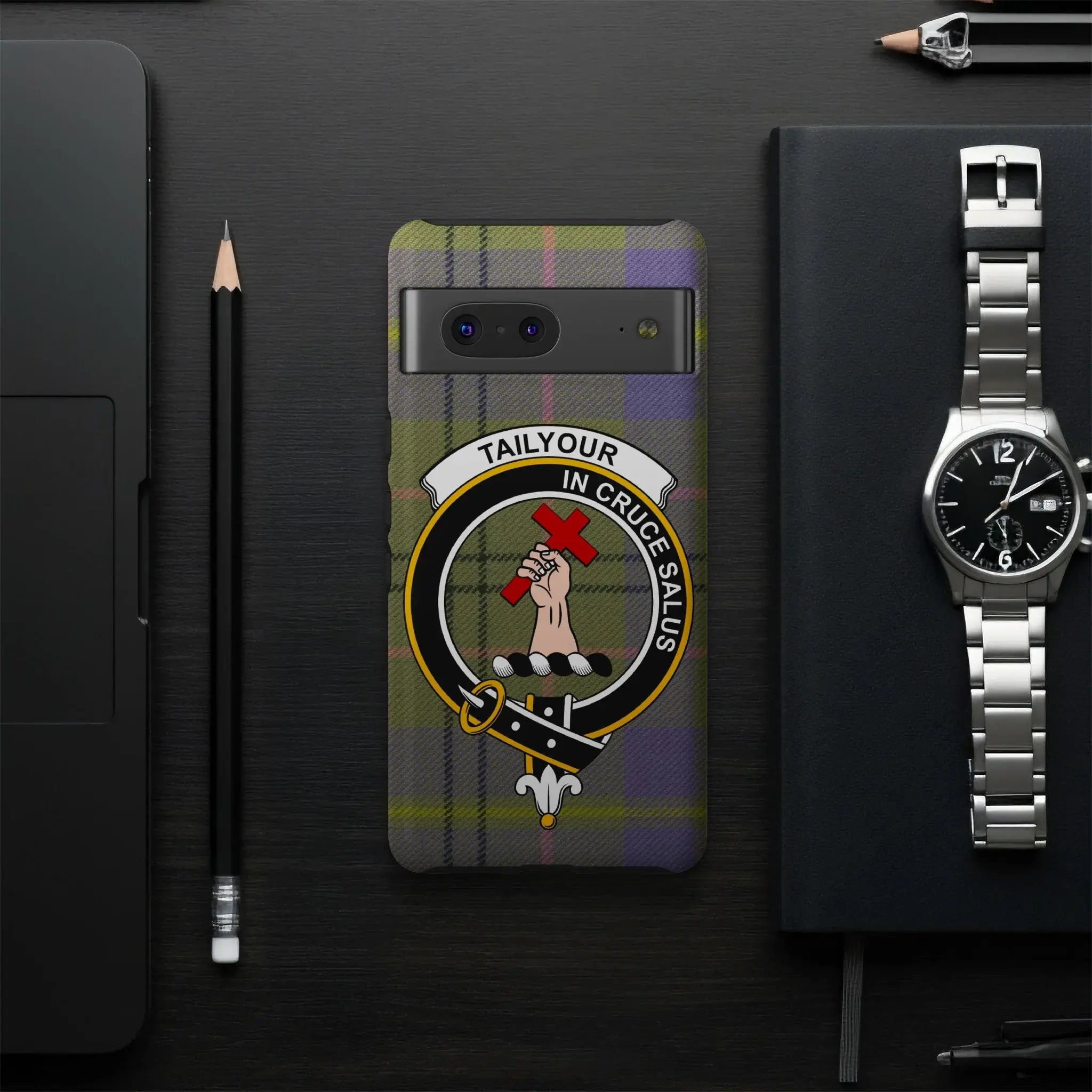 Tailyour In Cruce Salus Tartan Phone Case