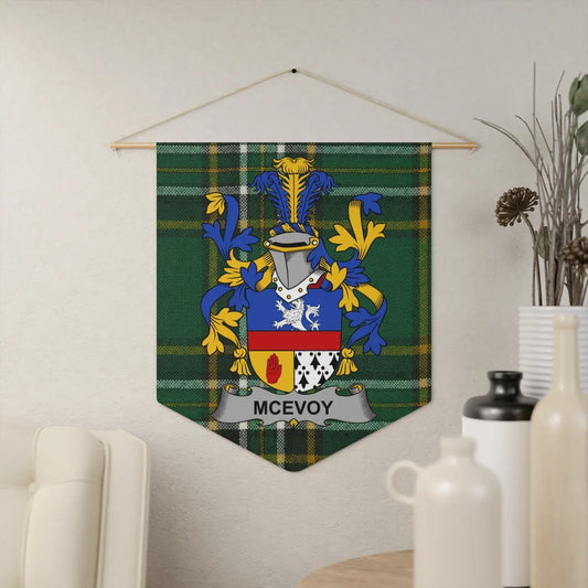 Family Crest Custom Tartan Wall Banner product