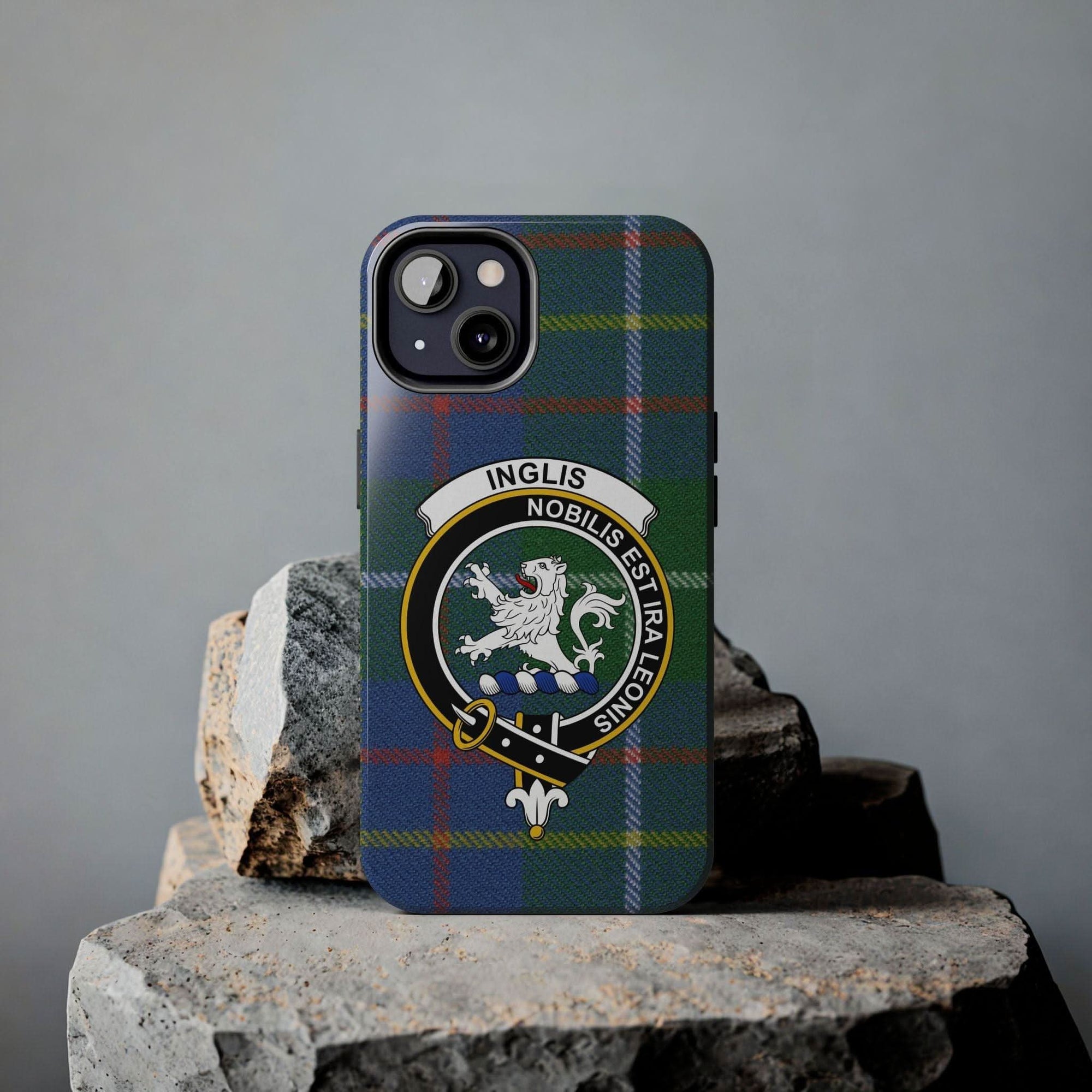 Inglis Clan Scottish Tartan Cell Phone Case - Celtic Ancestry Gifts