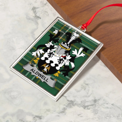 Aldwell Family Crest Shield Rectangle Ornament product