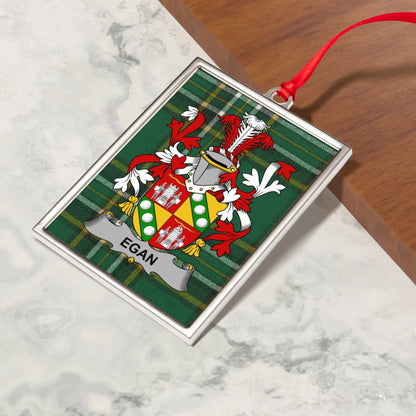 Egan Family Name Crest Ornament product type