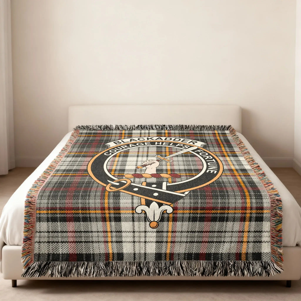 Blackadder Courage Helps Fortune Plaid Blanket