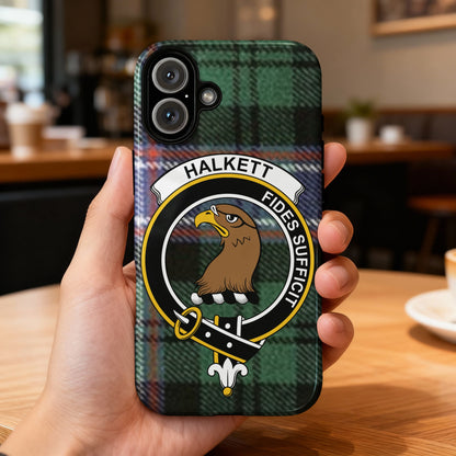 Halkett Fides Sufficit Clan Crest Phone Case