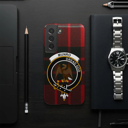 Munro Dread God Clan Crest Tartan Phone Case