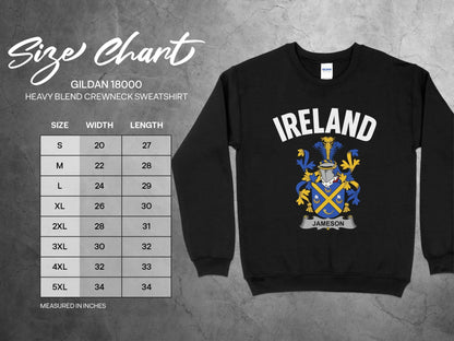 Ireland Jameson Family Crest Black Sweatshirt product type