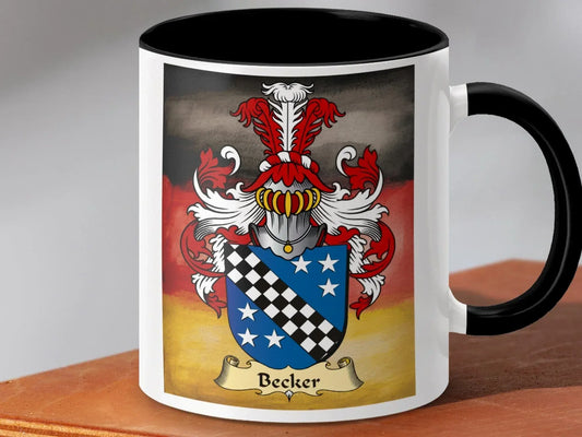Becker Family Crest Mug Product