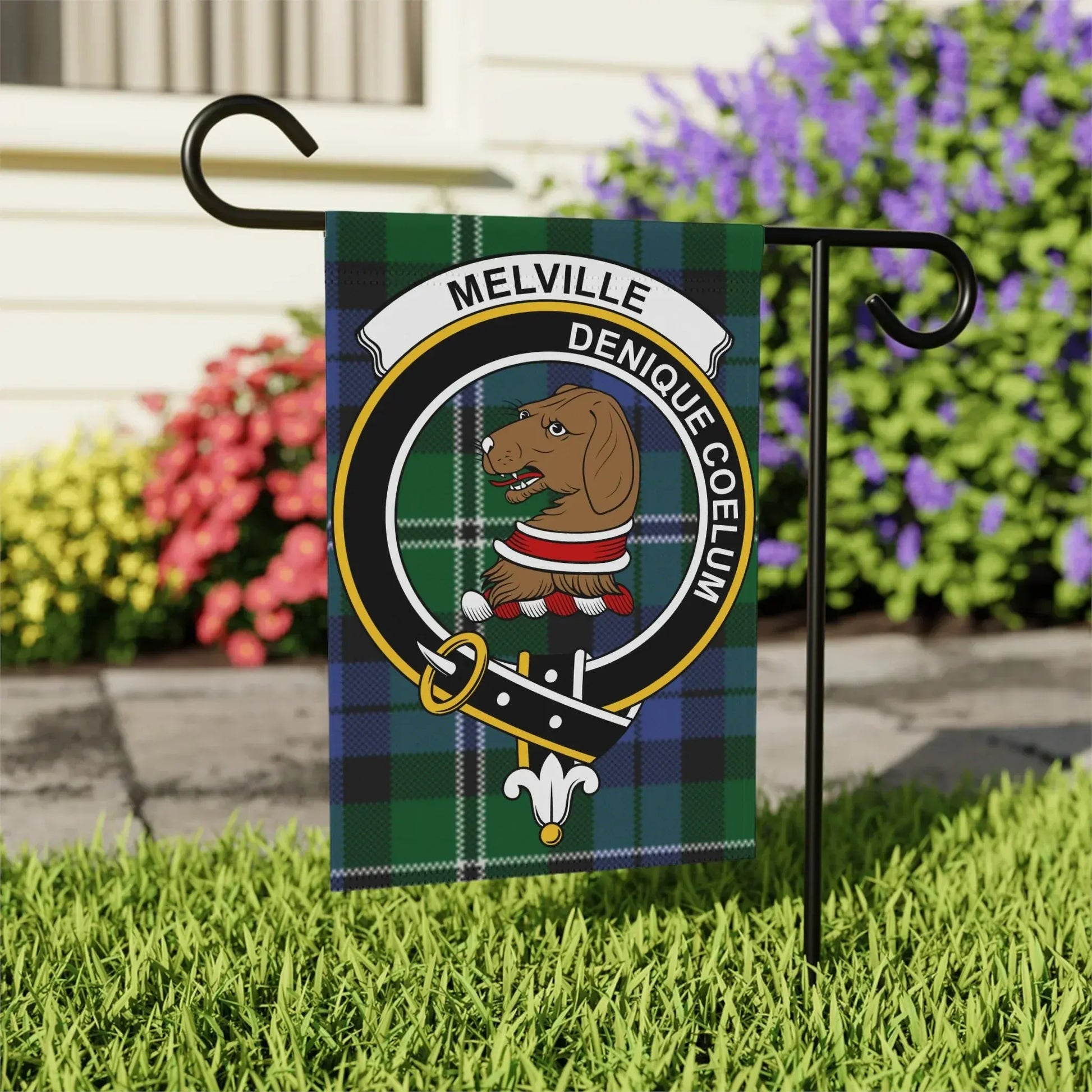 Melville Denique Coelum Emblem Yard Garden Flag product