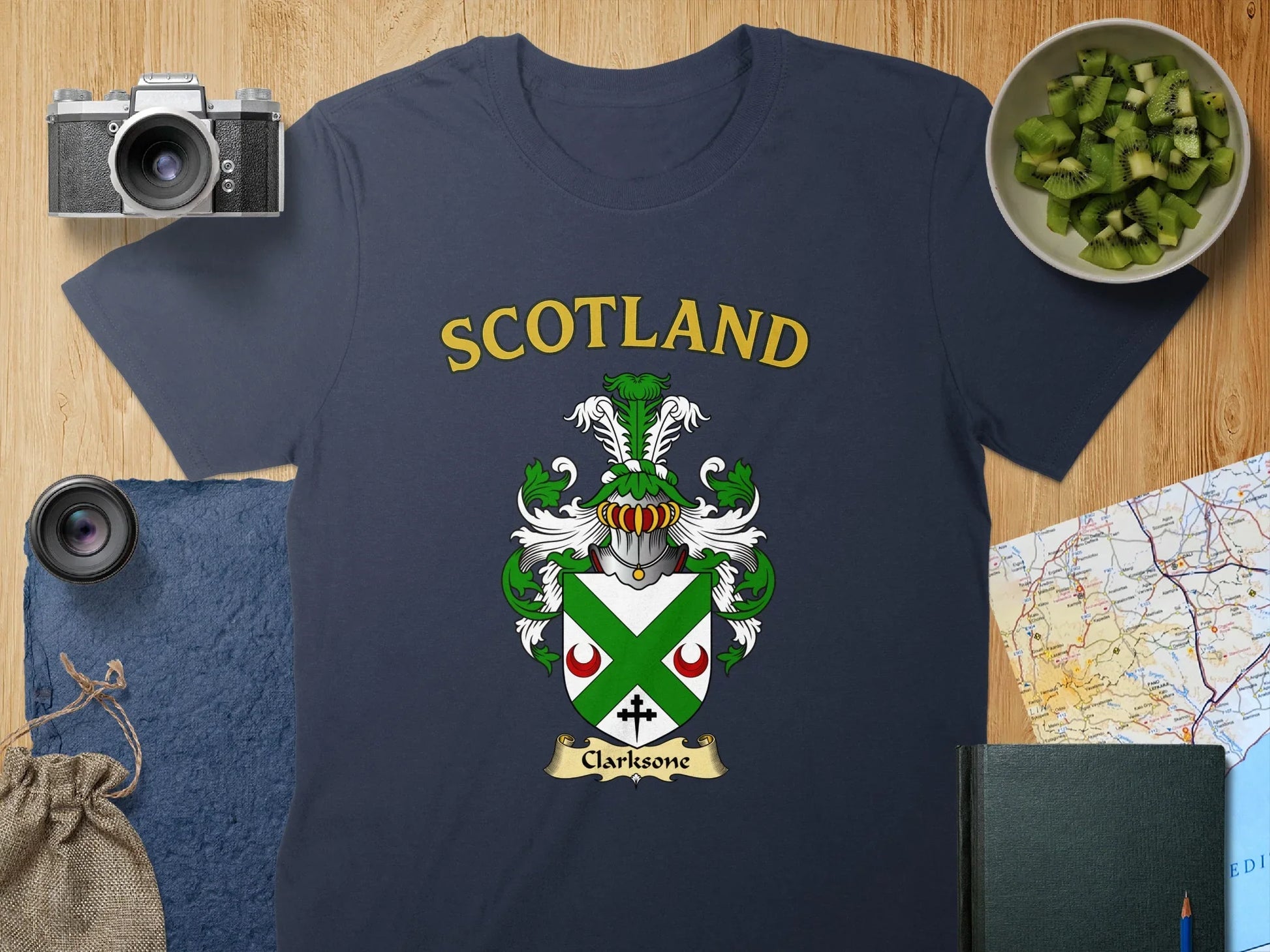 Scotland Clarkson Coat of Arms Graphic T-shirt product