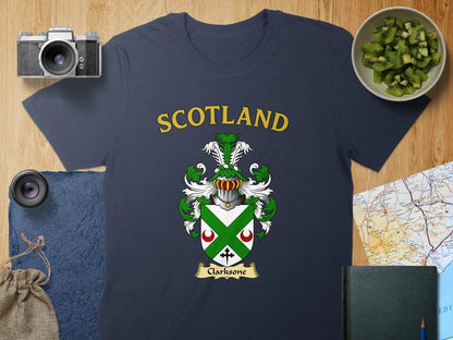 Scotland Clarkson Coat of Arms Graphic T-shirt product