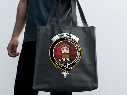 MacNab Timor Omnis Abesto Clan Crest Tote Bags - Celtic Ancestry Gifts