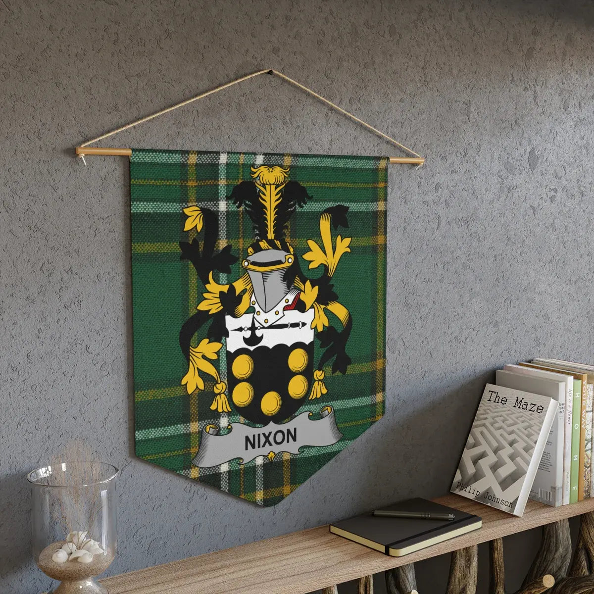Nixon Family Crest Tartan Plaid Coat of Arms product