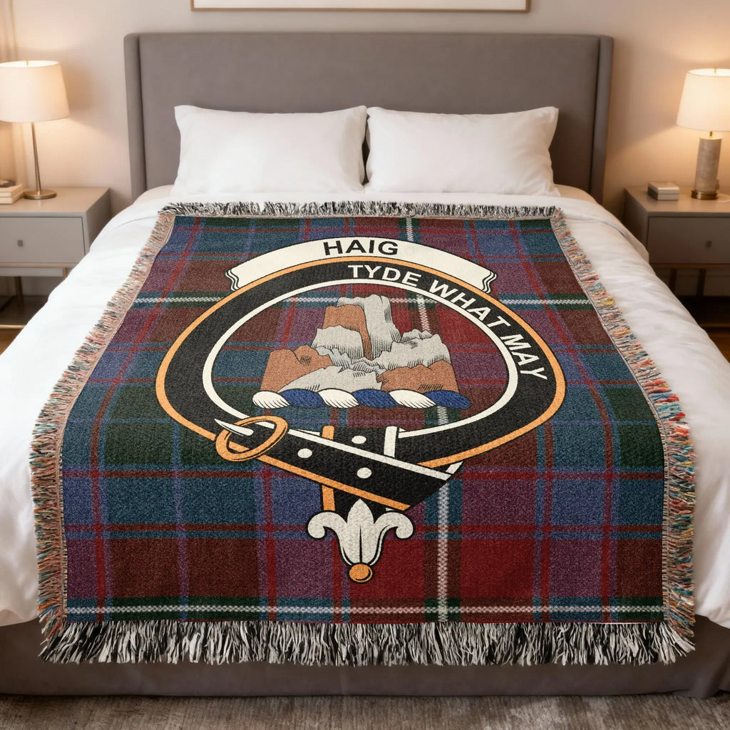 Haig Tyde What May Plaid Pattern Blanket