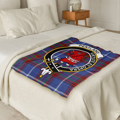 Scottish Clan Pentland Tartan Throw Style Blanket - Living Stone Gifts