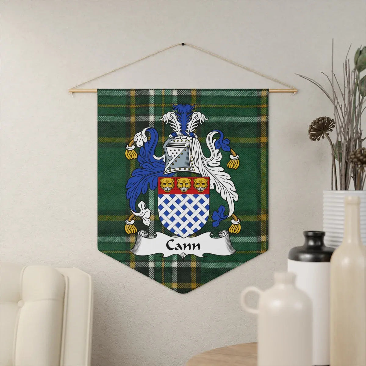 Personalized Family Coat of Arms Crest Wall Hanging product type