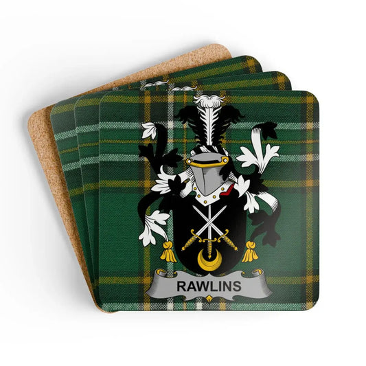 Rawlins Family Tartan Design Coaster Set product type