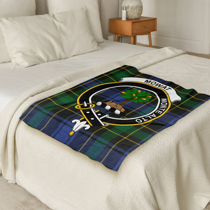 Scottish Clan Mowat Monte Alto Tartan Throw Blanket - Living Stone Gifts