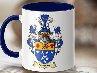 Vorston Scottish Coat of Arms Mug - Living Stone Gifts