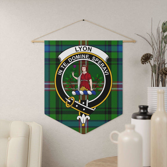Lyon Clan Scottish Highland Games Wall Pennant - Celtic Ancestry Gifts