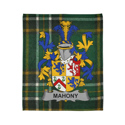 Mahony Family Crest Design Tartan Style Bedding product