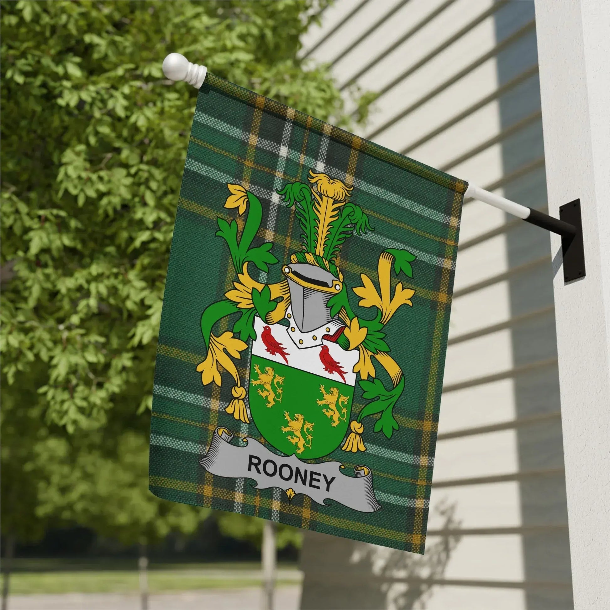 Rooney Family Crest House Garden Flag product
