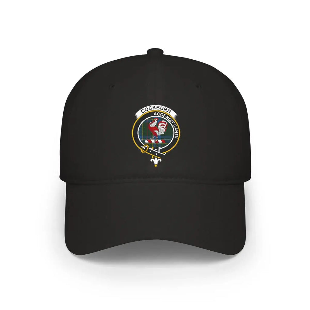 Cockburn clan accendit cantu crest cap in black — low-profile unstructured fit