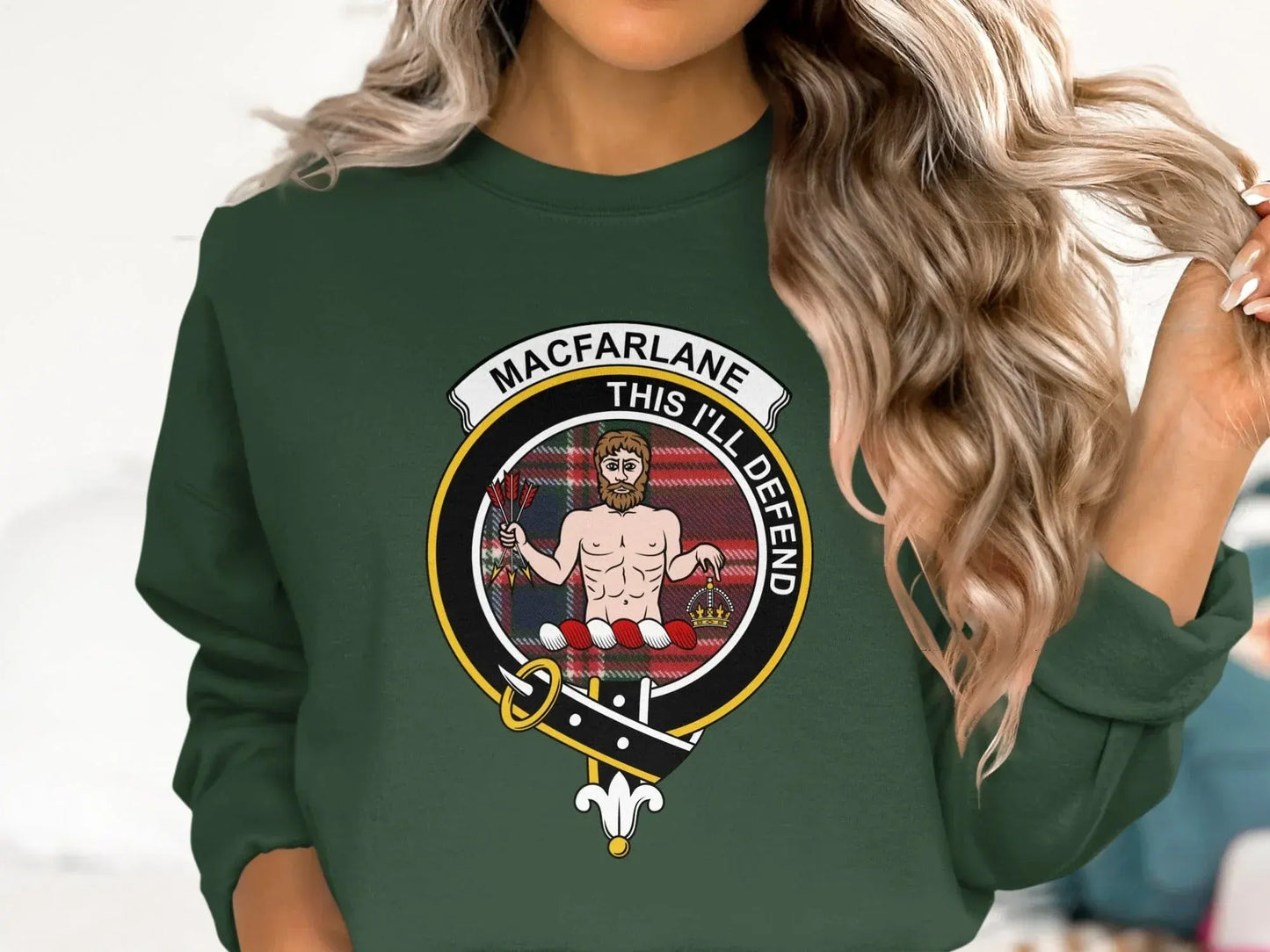 Macfarlane This I'll Defend Green Sweatshirt product