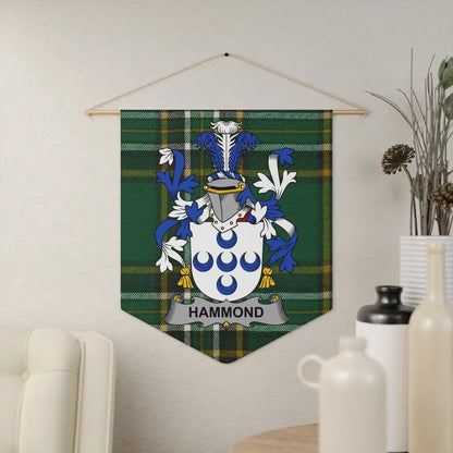 Hammond Family Crest Printed Wall Hanging product