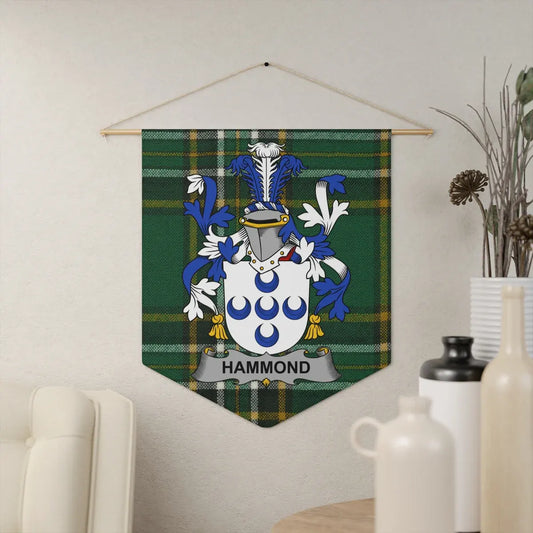 Hammond Family Crest Printed Wall Hanging product