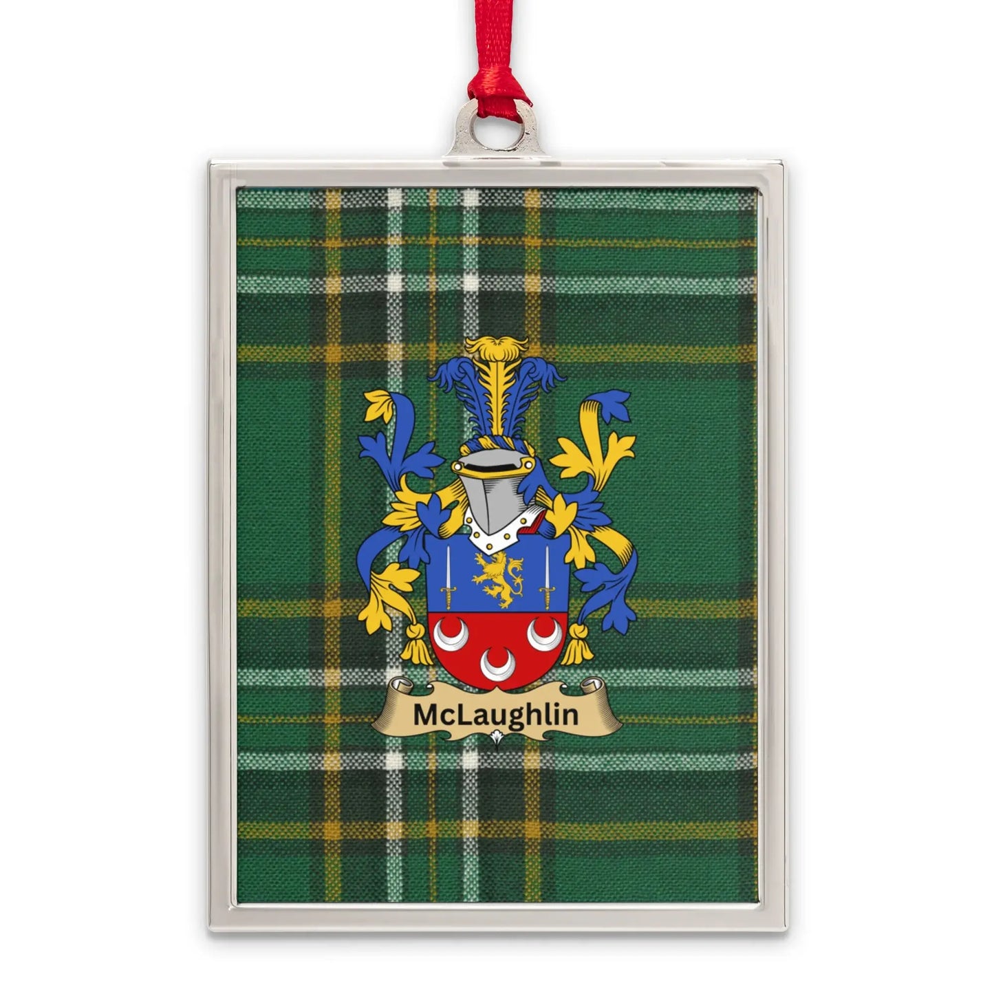 McLaughlin Family Crest Tartan Plaid Custom Product