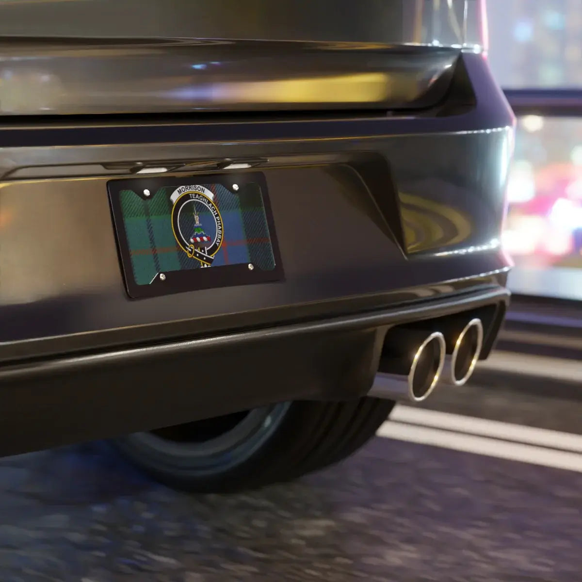 Night City Custom License Plate Product