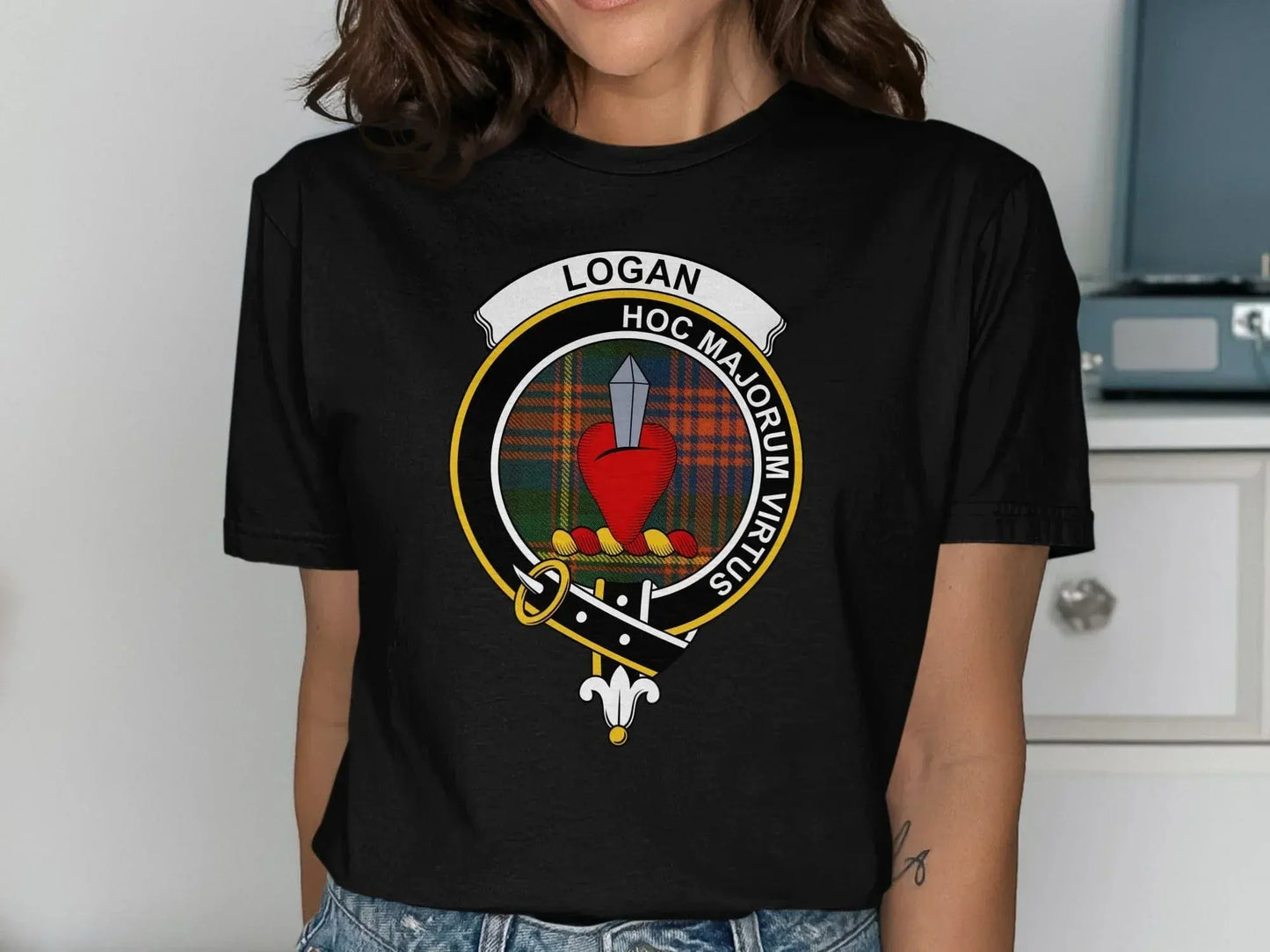 Bold Logan Clan Crest Emblem Graphic T-Shirt Product