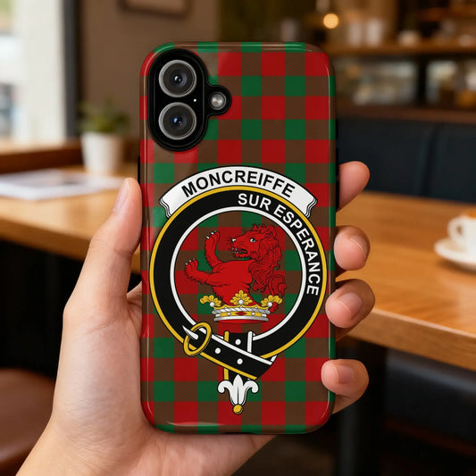 Moncreiffe Clan Crest Tartan Checkered Phone Case