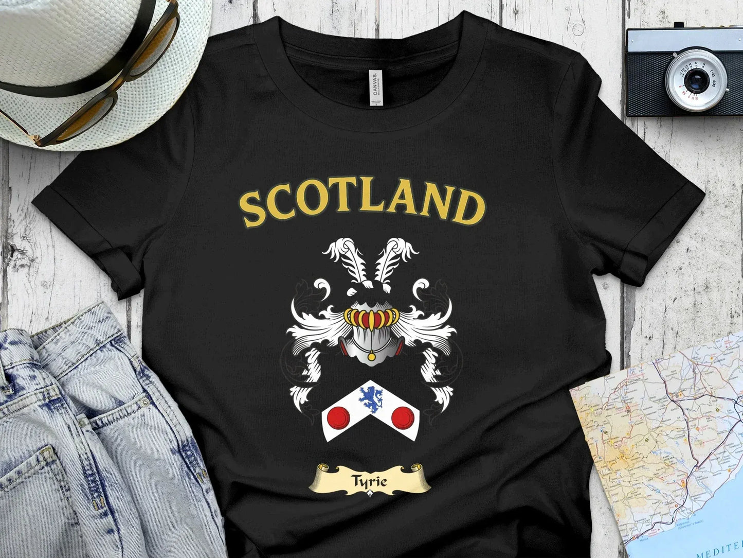 Scotland Themed Graphic Printed T-Shirt product