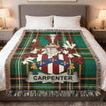 Carpenter Coat Arms Tartan Woven Throw Bedding product type