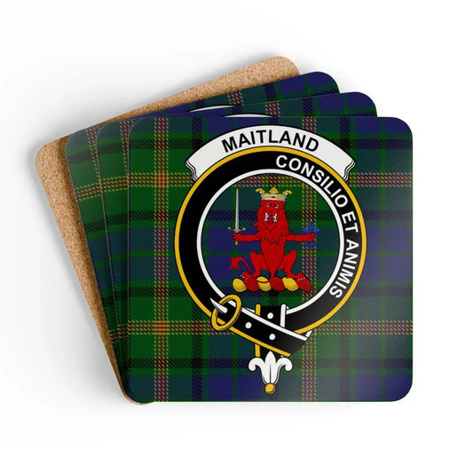 Maitland Consilio et Animis Plaid Design Coaster product type