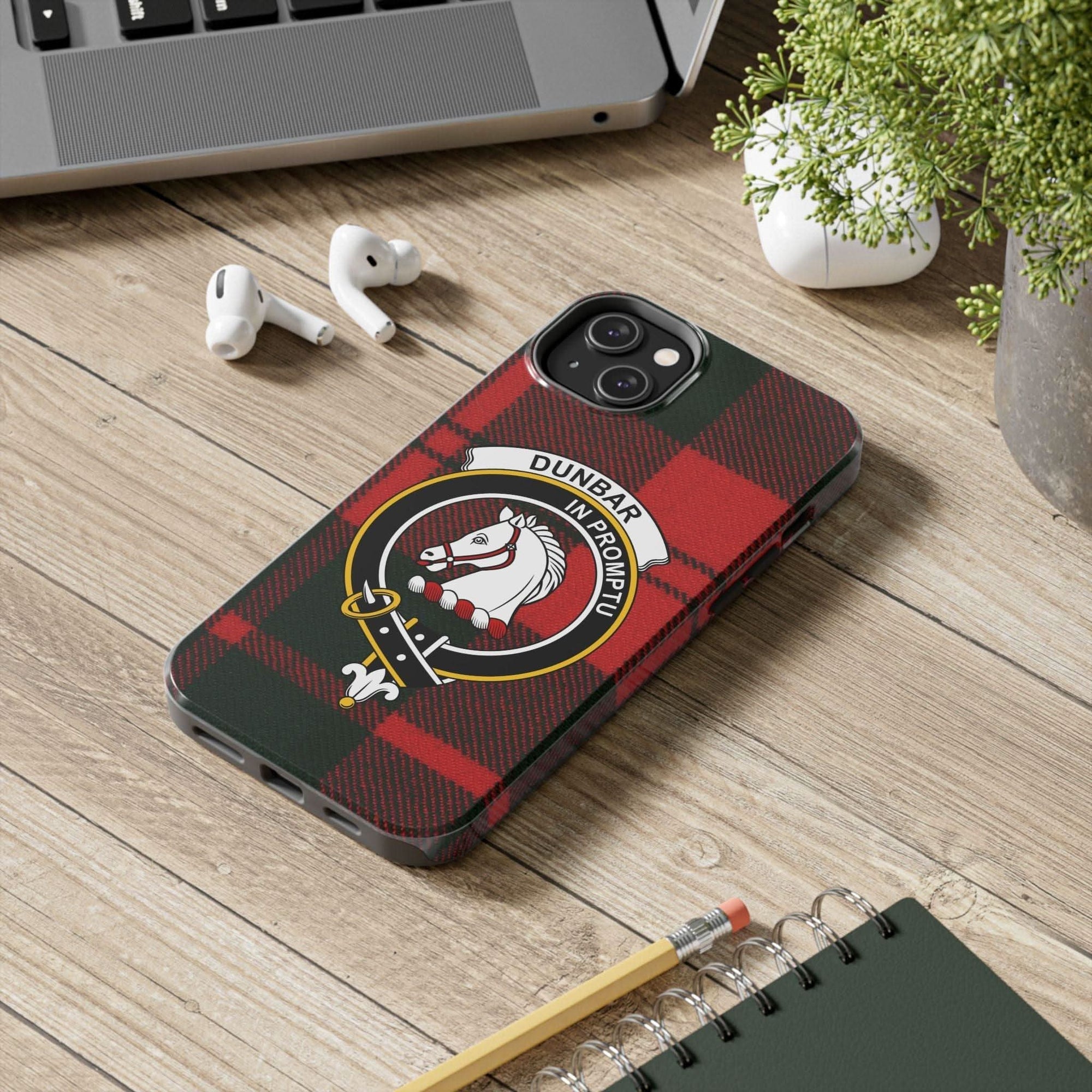 Dunbar Clan Scottish Tartan Cell Phone Case - Celtic Ancestry Gifts