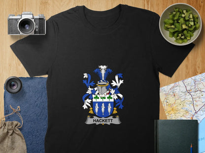 Hackett Family Crest Shirt With Colorful Design